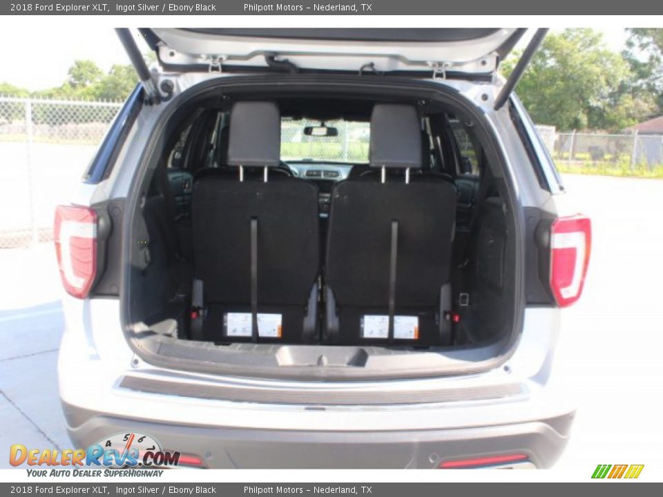 2018 Ford Explorer XLT Ingot Silver / Ebony Black Photo #24