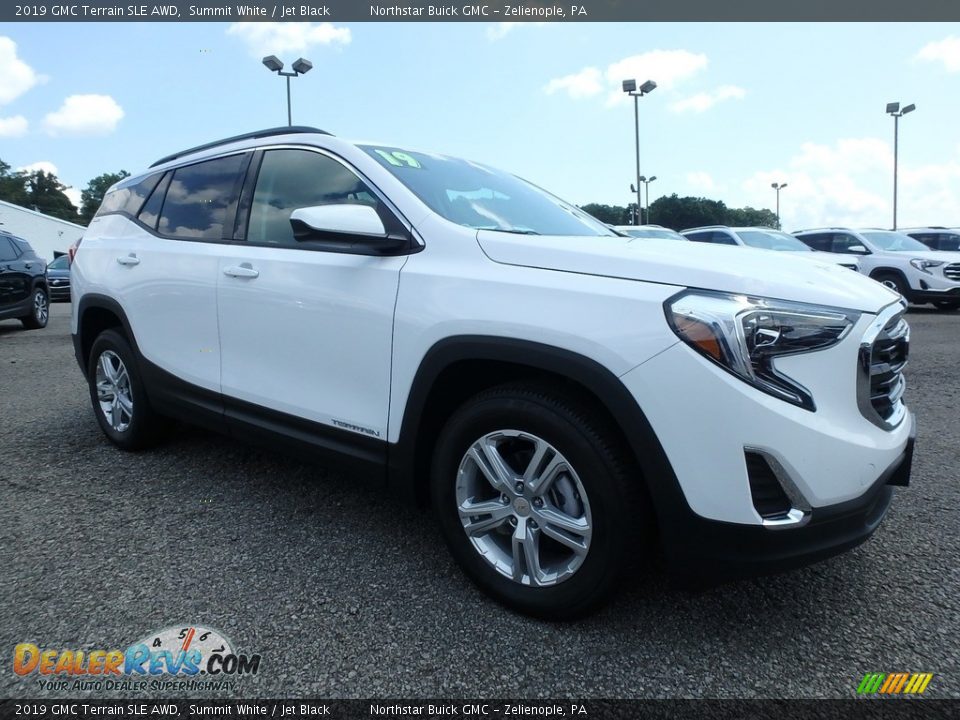 2019 GMC Terrain SLE AWD Summit White / Jet Black Photo #3