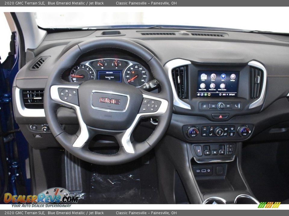 2020 GMC Terrain SLE Blue Emerald Metallic / Jet Black Photo #8