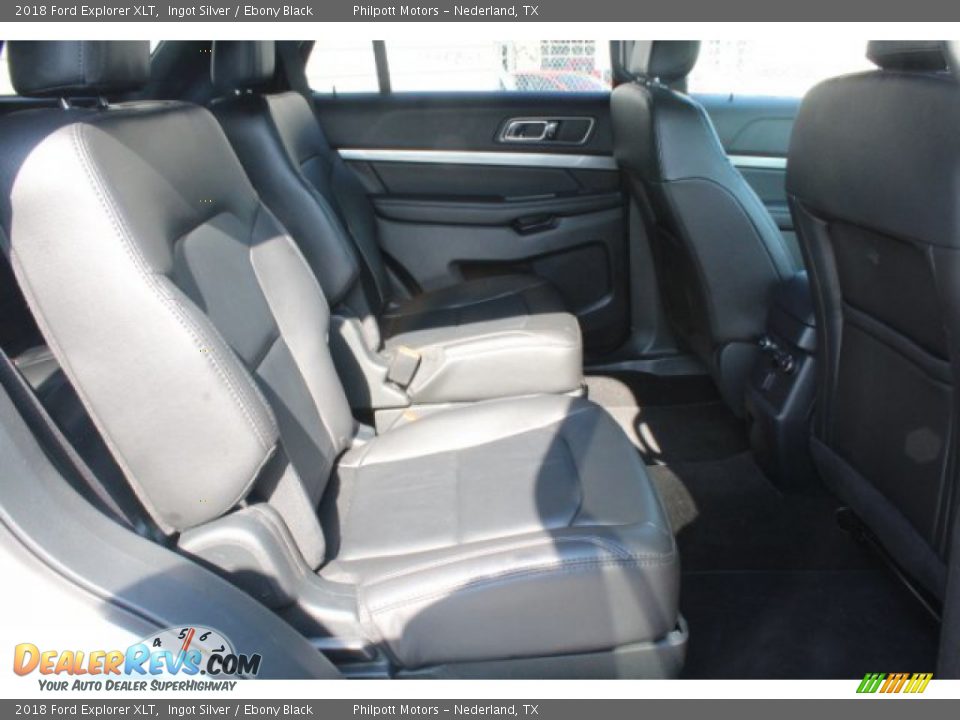 2018 Ford Explorer XLT Ingot Silver / Ebony Black Photo #27