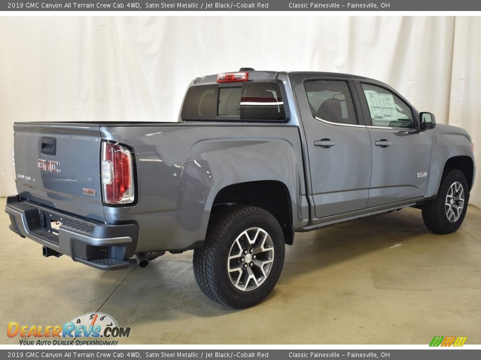 2019 GMC Canyon All Terrain Crew Cab 4WD Satin Steel Metallic / Jet Black/­Cobalt Red Photo #2