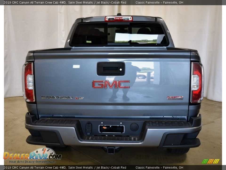 2019 GMC Canyon All Terrain Crew Cab 4WD Satin Steel Metallic / Jet Black/­Cobalt Red Photo #3