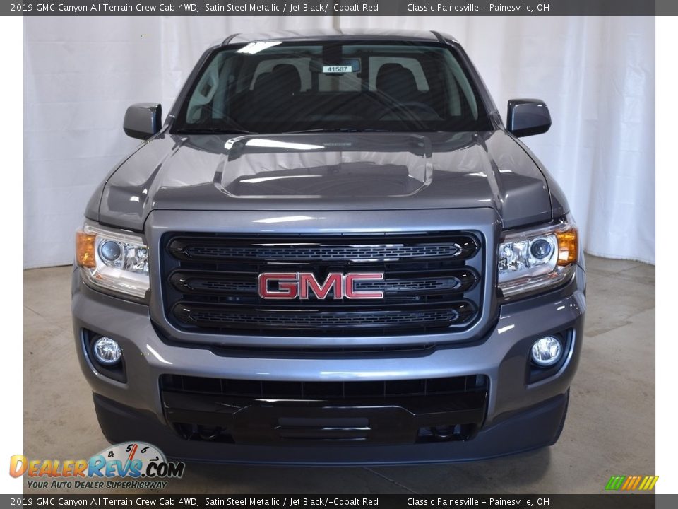 2019 GMC Canyon All Terrain Crew Cab 4WD Satin Steel Metallic / Jet Black/­Cobalt Red Photo #4