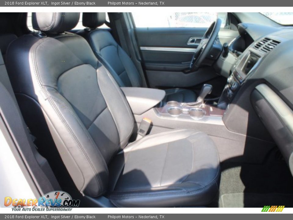 2018 Ford Explorer XLT Ingot Silver / Ebony Black Photo #29