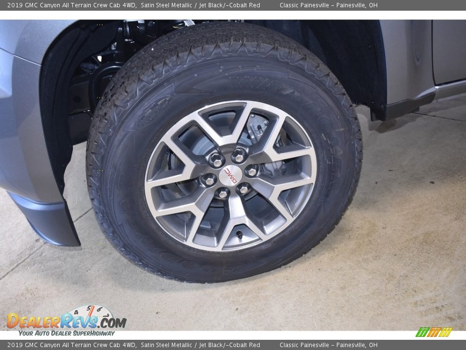 2019 GMC Canyon All Terrain Crew Cab 4WD Satin Steel Metallic / Jet Black/­Cobalt Red Photo #5