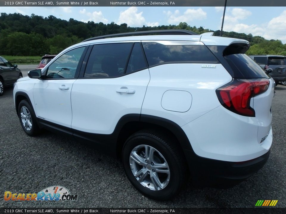 2019 GMC Terrain SLE AWD Summit White / Jet Black Photo #8