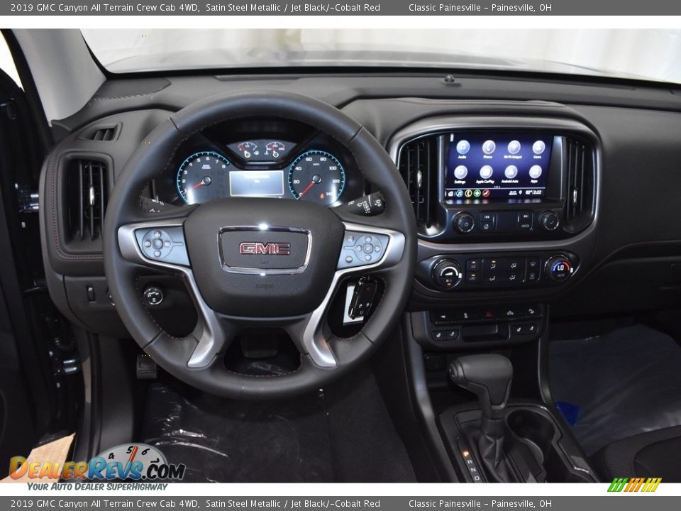 2019 GMC Canyon All Terrain Crew Cab 4WD Satin Steel Metallic / Jet Black/­Cobalt Red Photo #8