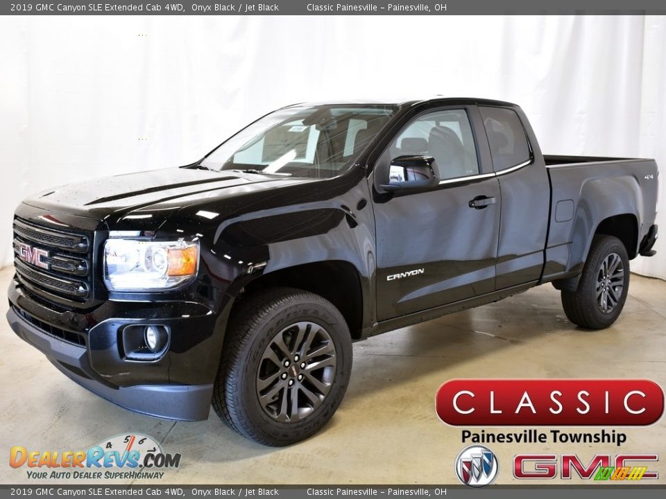 2019 GMC Canyon SLE Extended Cab 4WD Onyx Black / Jet Black Photo #1