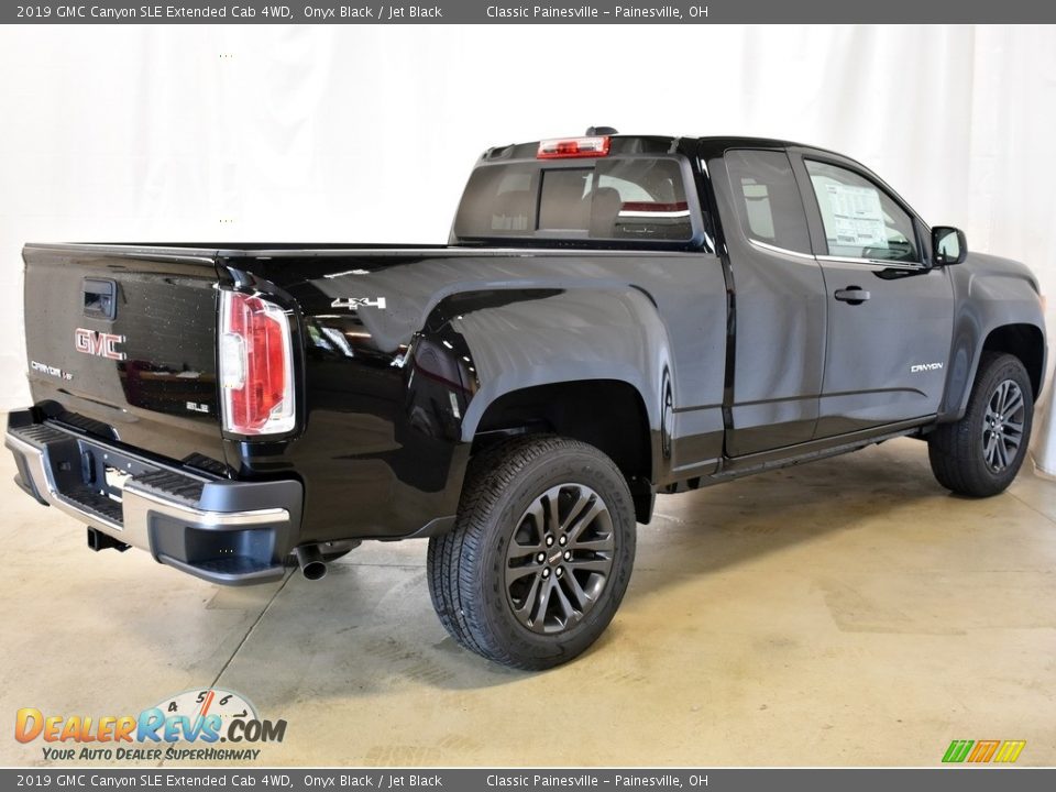 2019 GMC Canyon SLE Extended Cab 4WD Onyx Black / Jet Black Photo #2