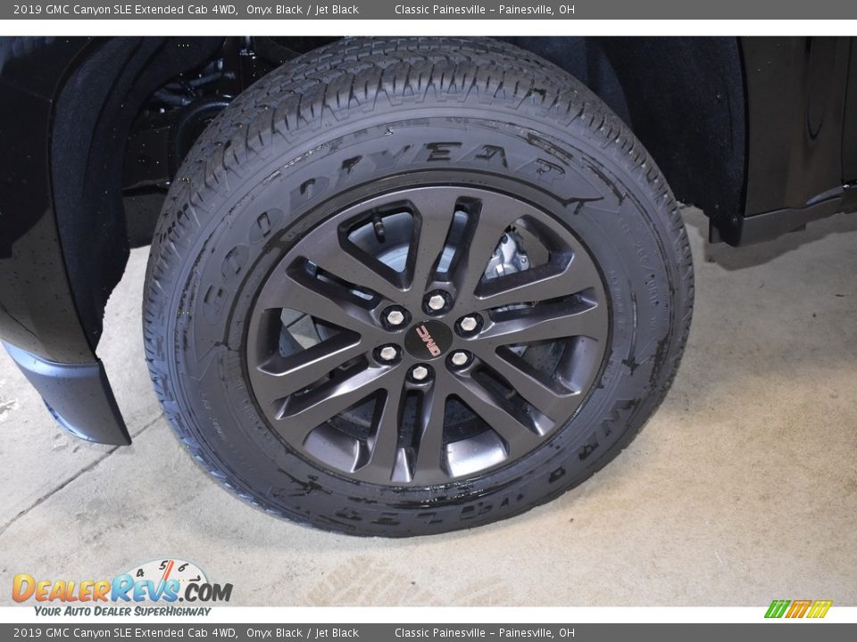 2019 GMC Canyon SLE Extended Cab 4WD Onyx Black / Jet Black Photo #5