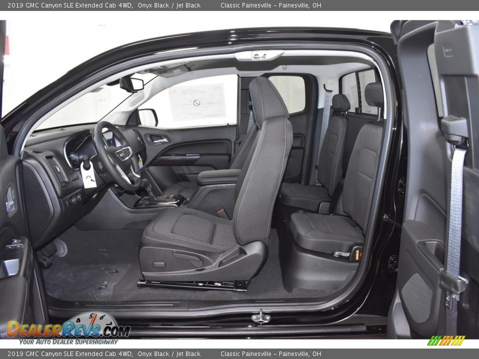 2019 GMC Canyon SLE Extended Cab 4WD Onyx Black / Jet Black Photo #6