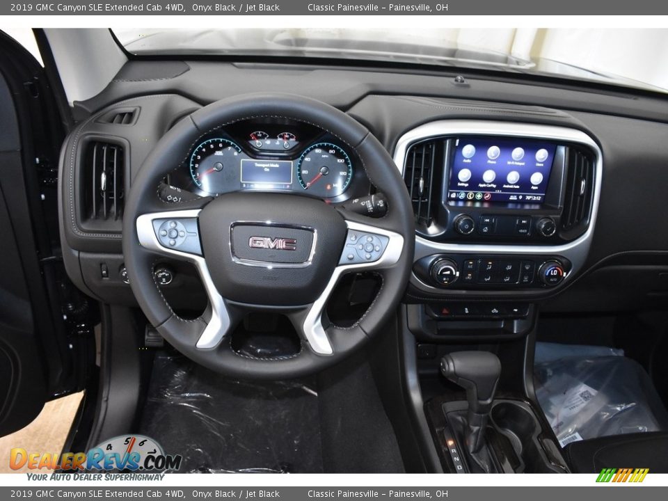 2019 GMC Canyon SLE Extended Cab 4WD Onyx Black / Jet Black Photo #7