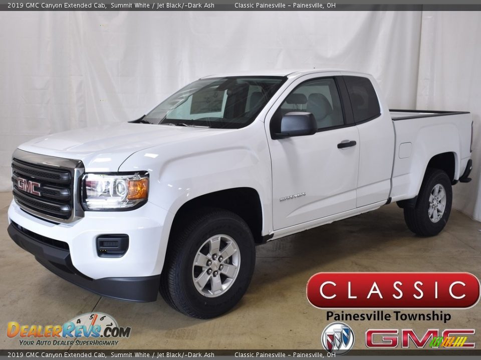 2019 GMC Canyon Extended Cab Summit White / Jet Black/­Dark Ash Photo #1