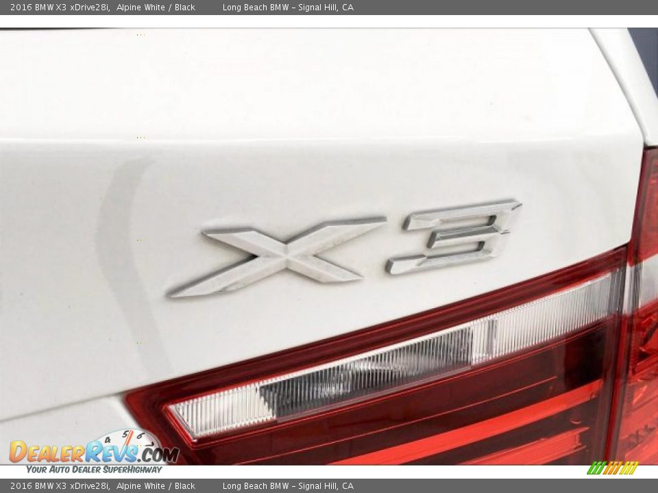 2016 BMW X3 xDrive28i Alpine White / Black Photo #7