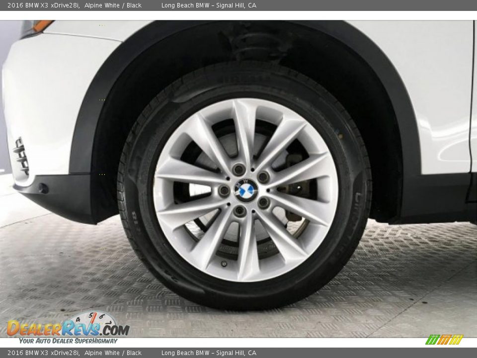 2016 BMW X3 xDrive28i Alpine White / Black Photo #8