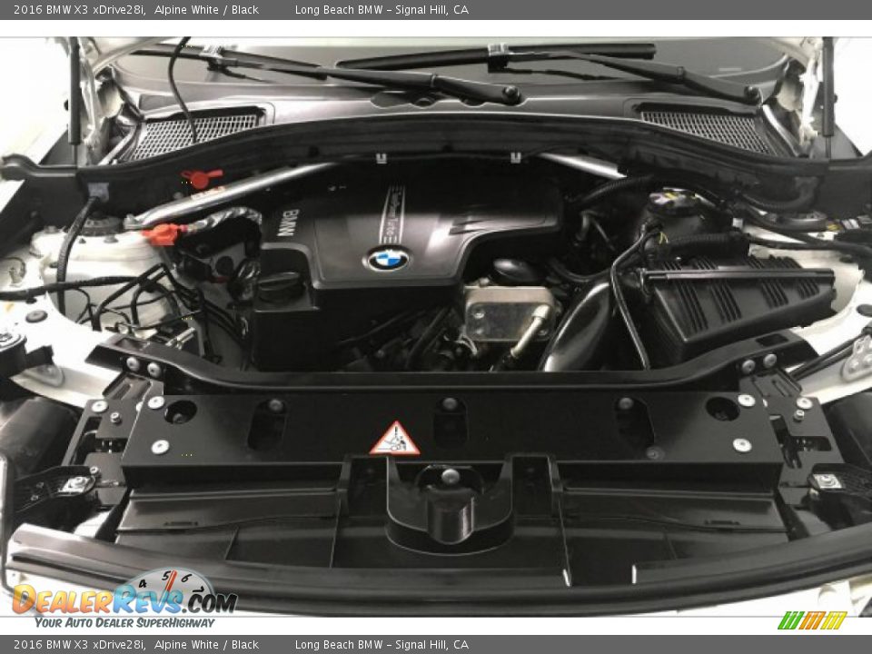 2016 BMW X3 xDrive28i Alpine White / Black Photo #9