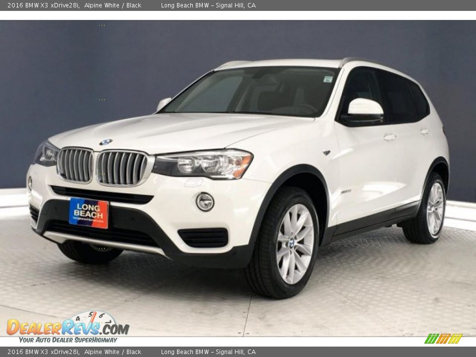 2016 BMW X3 xDrive28i Alpine White / Black Photo #12