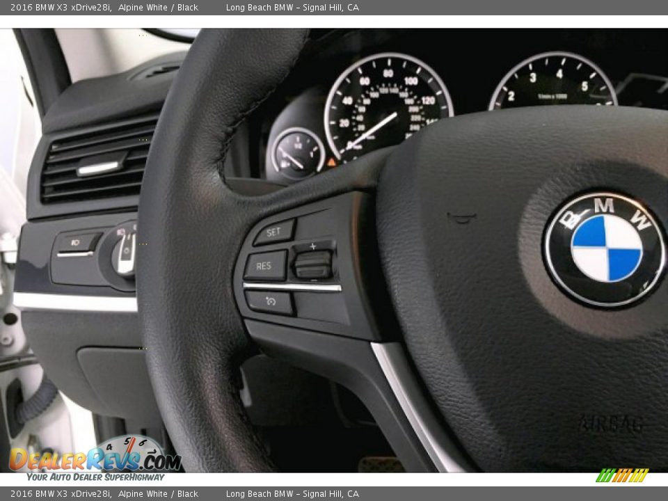 2016 BMW X3 xDrive28i Alpine White / Black Photo #14