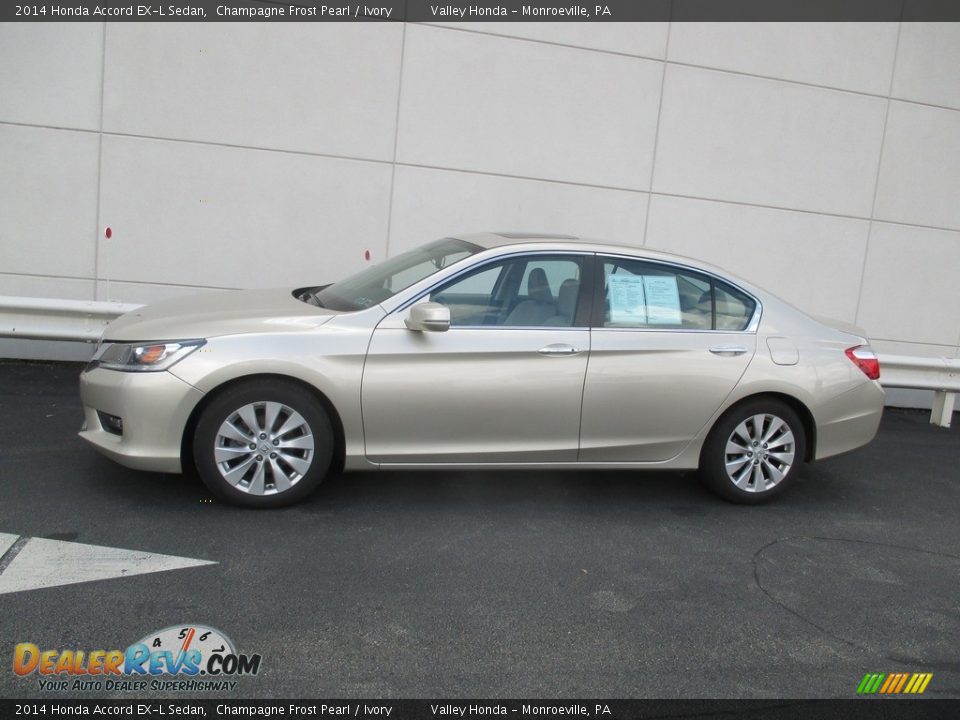 2014 Honda Accord EX-L Sedan Champagne Frost Pearl / Ivory Photo #2