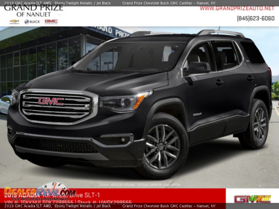 2019 GMC Acadia SLT AWD Ebony Twilight Metallic / Jet Black Photo #1