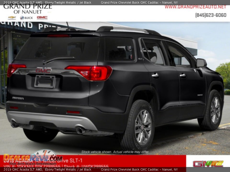 2019 GMC Acadia SLT AWD Ebony Twilight Metallic / Jet Black Photo #3