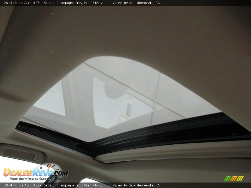 2014 Honda Accord EX-L Sedan Champagne Frost Pearl / Ivory Photo #13