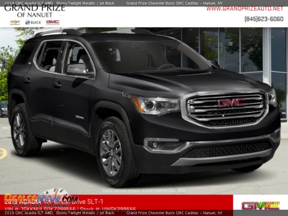 2019 GMC Acadia SLT AWD Ebony Twilight Metallic / Jet Black Photo #4