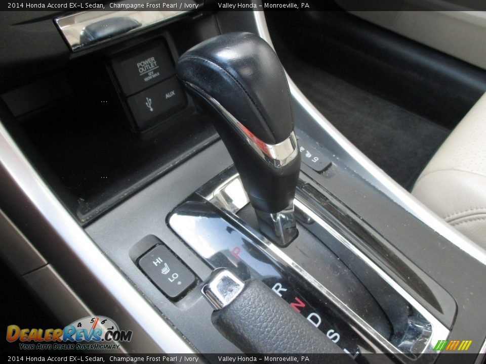 2014 Honda Accord EX-L Sedan Champagne Frost Pearl / Ivory Photo #14