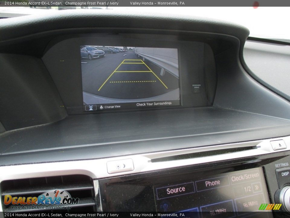2014 Honda Accord EX-L Sedan Champagne Frost Pearl / Ivory Photo #16