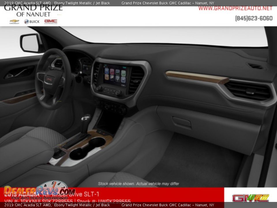 2019 GMC Acadia SLT AWD Ebony Twilight Metallic / Jet Black Photo #15