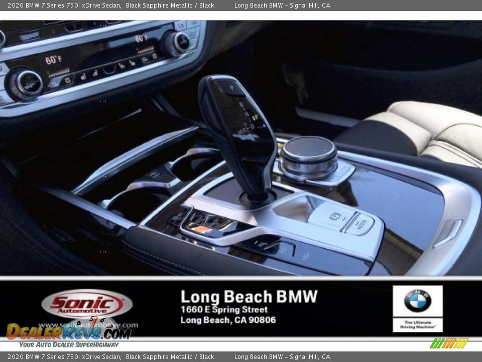 2020 BMW 7 Series 750i xDrive Sedan Black Sapphire Metallic / Black Photo #6