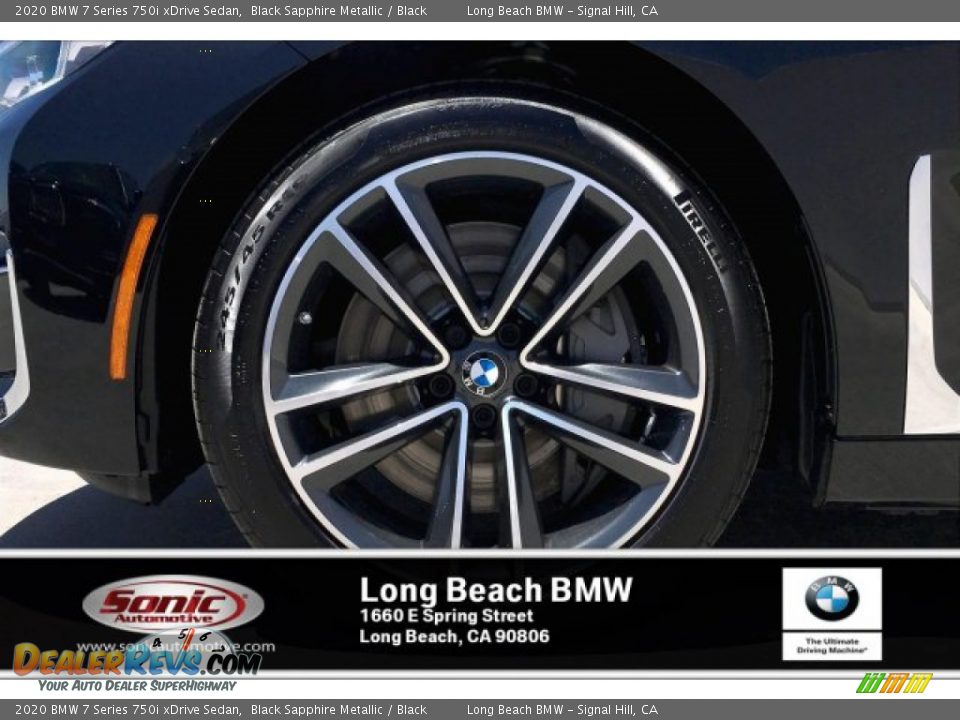2020 BMW 7 Series 750i xDrive Sedan Black Sapphire Metallic / Black Photo #9