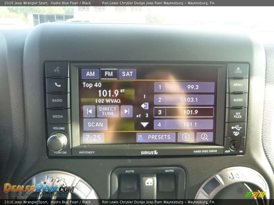 2016 Jeep Wrangler Sport Hydro Blue Pearl / Black Photo #17