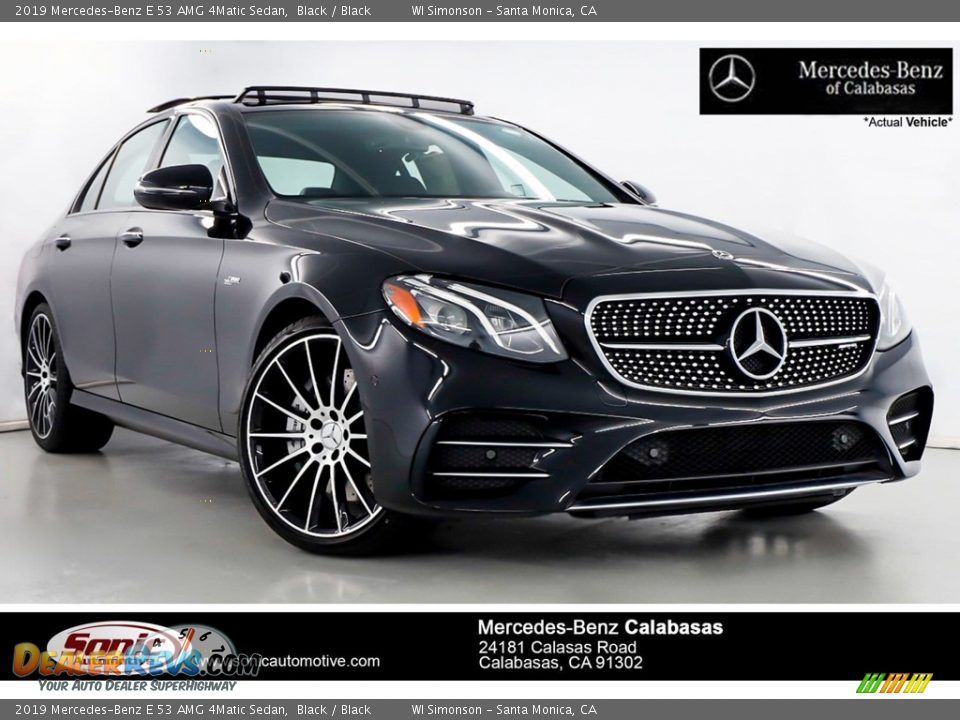 2019 Mercedes-Benz E 53 AMG 4Matic Sedan Black / Black Photo #1