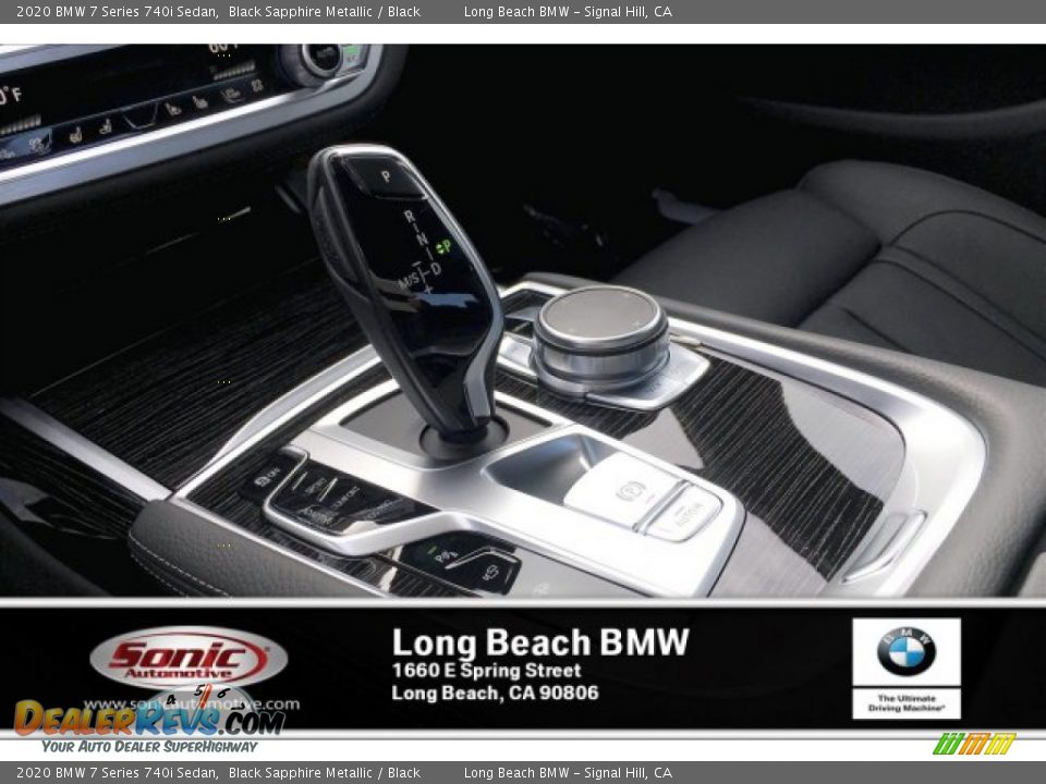 2020 BMW 7 Series 740i Sedan Black Sapphire Metallic / Black Photo #6