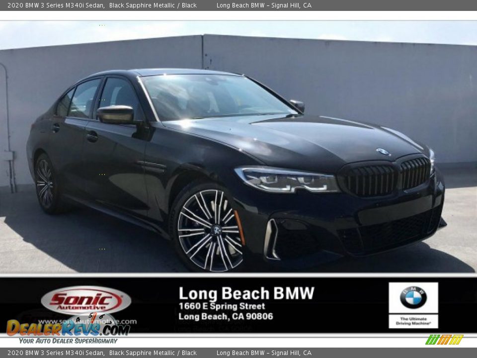 2020 BMW 3 Series M340i Sedan Black Sapphire Metallic / Black Photo #1