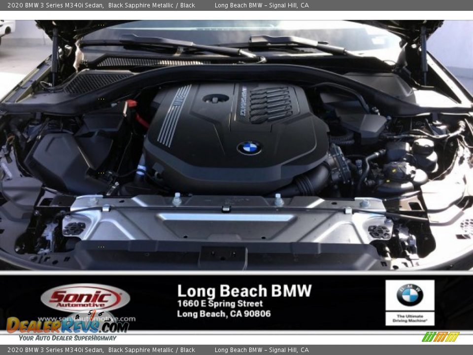 2020 BMW 3 Series M340i Sedan Black Sapphire Metallic / Black Photo #8