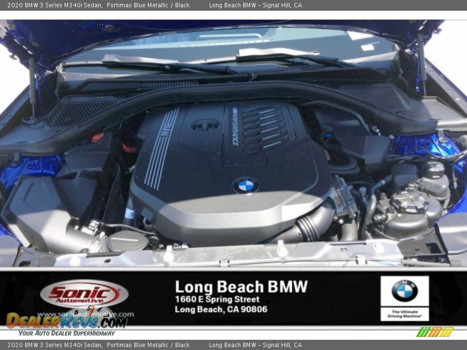 2020 BMW 3 Series M340i Sedan Portimao Blue Metallic / Black Photo #8