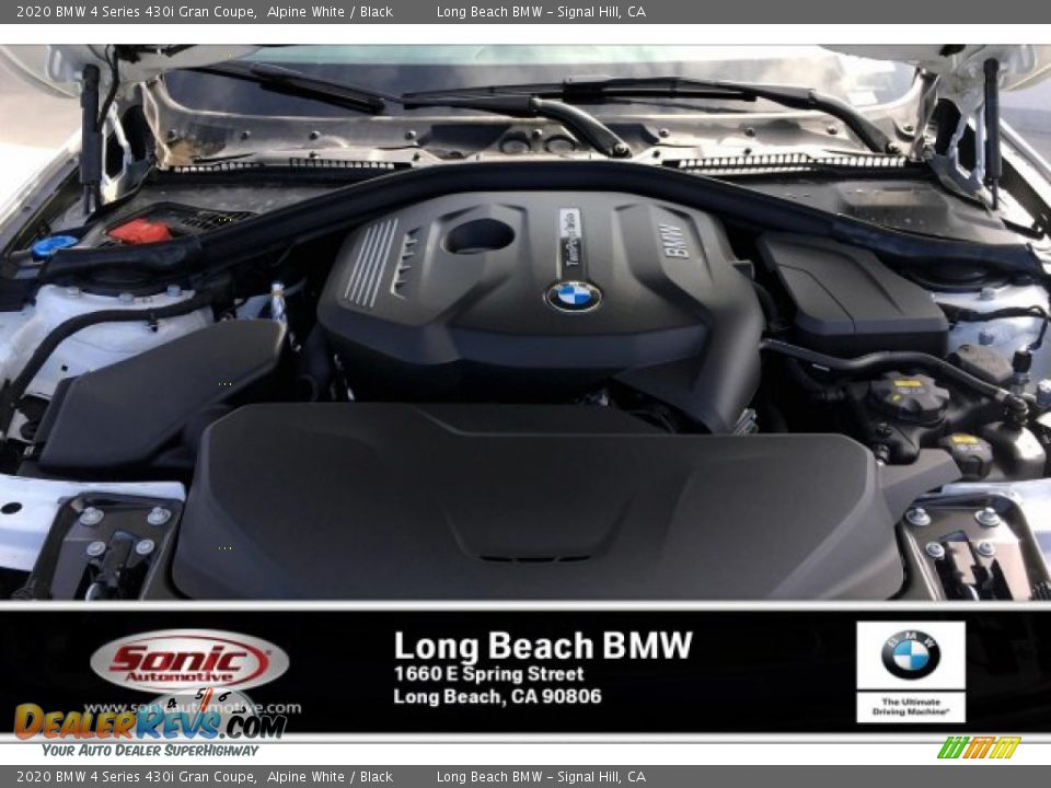 2020 BMW 4 Series 430i Gran Coupe Alpine White / Black Photo #8
