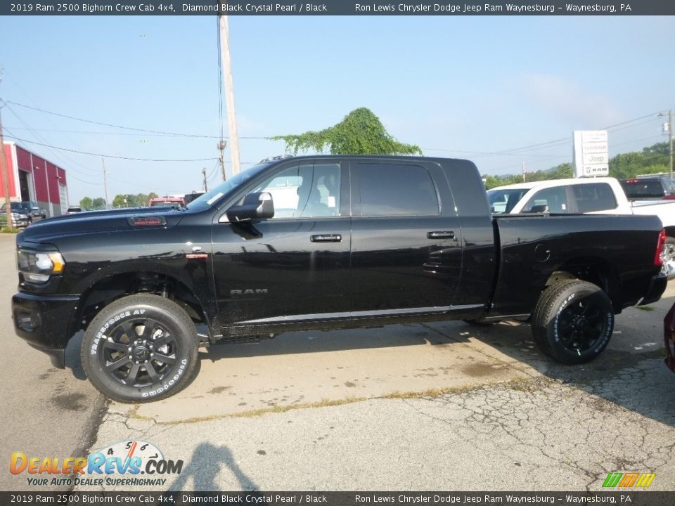 2019 Ram 2500 Bighorn Crew Cab 4x4 Diamond Black Crystal Pearl / Black Photo #3