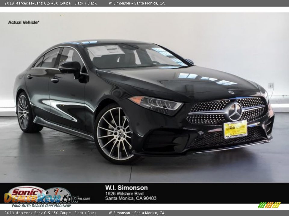 2019 Mercedes-Benz CLS 450 Coupe Black / Black Photo #1