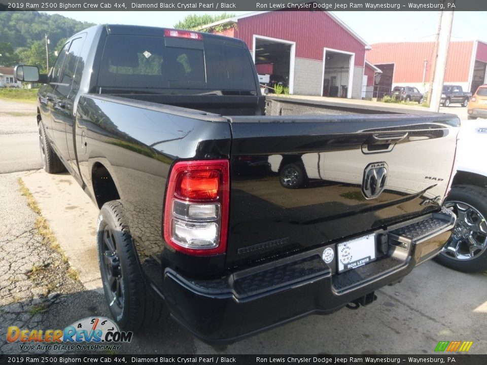 2019 Ram 2500 Bighorn Crew Cab 4x4 Diamond Black Crystal Pearl / Black Photo #4