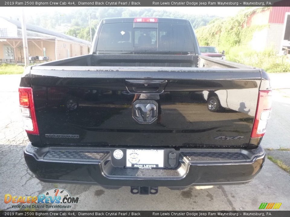 2019 Ram 2500 Bighorn Crew Cab 4x4 Diamond Black Crystal Pearl / Black Photo #5