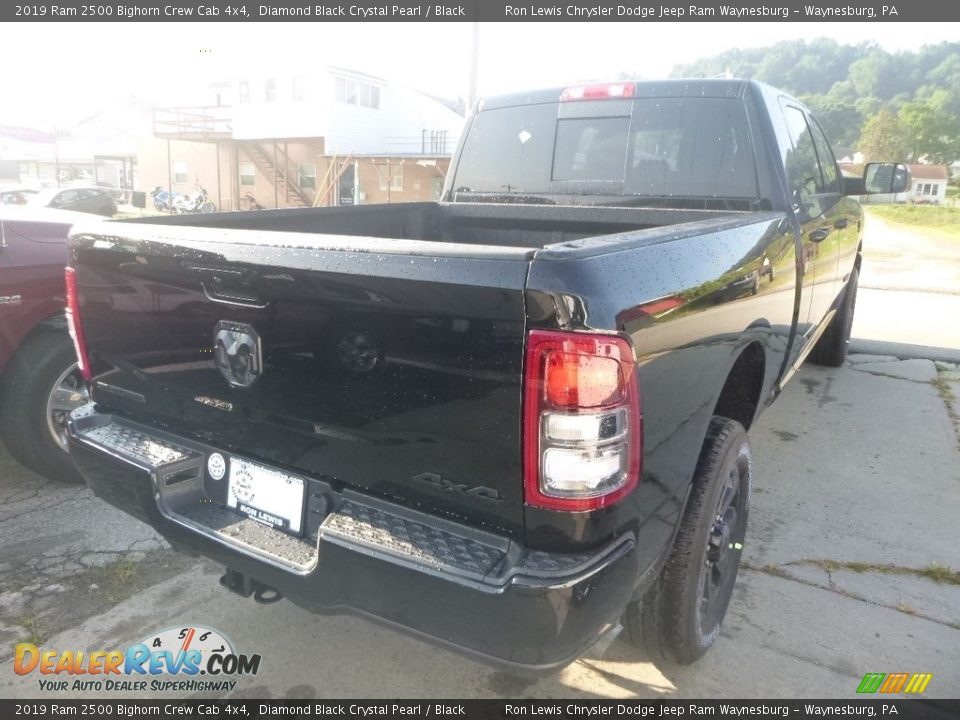 2019 Ram 2500 Bighorn Crew Cab 4x4 Diamond Black Crystal Pearl / Black Photo #6