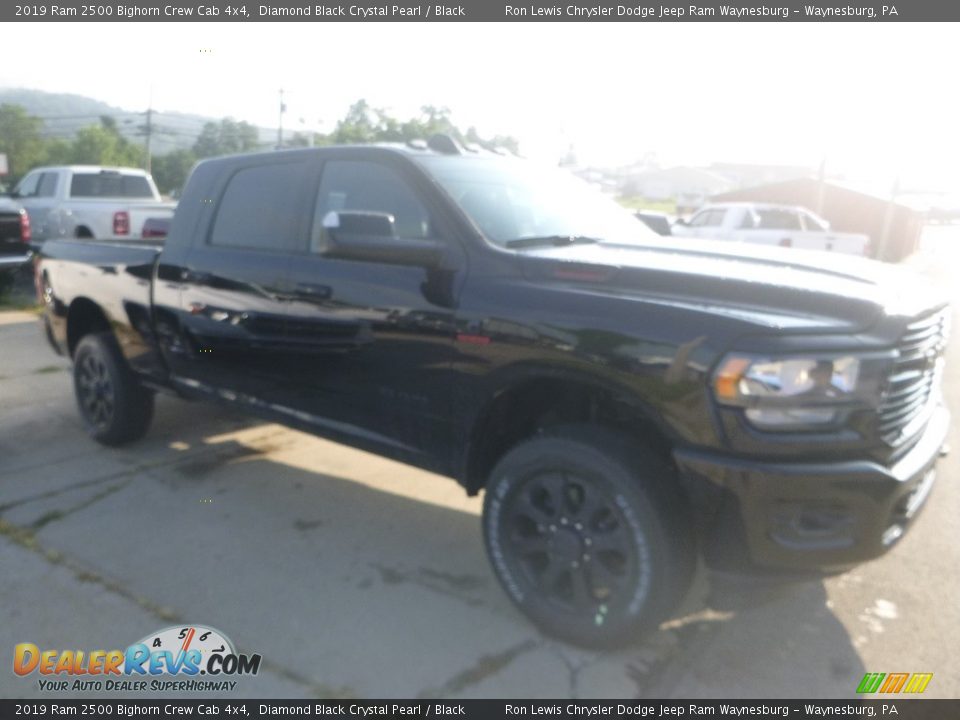 2019 Ram 2500 Bighorn Crew Cab 4x4 Diamond Black Crystal Pearl / Black Photo #7