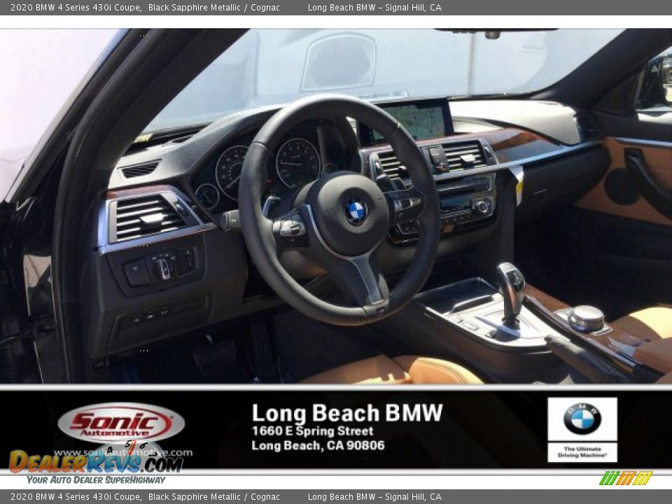 2020 BMW 4 Series 430i Coupe Black Sapphire Metallic / Cognac Photo #4