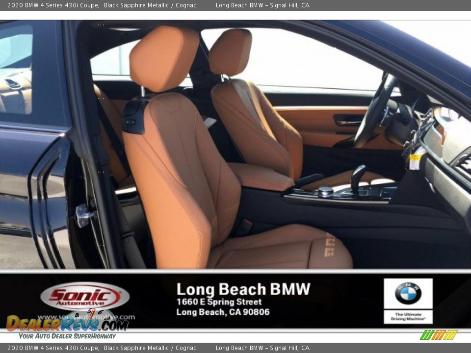 2020 BMW 4 Series 430i Coupe Black Sapphire Metallic / Cognac Photo #7
