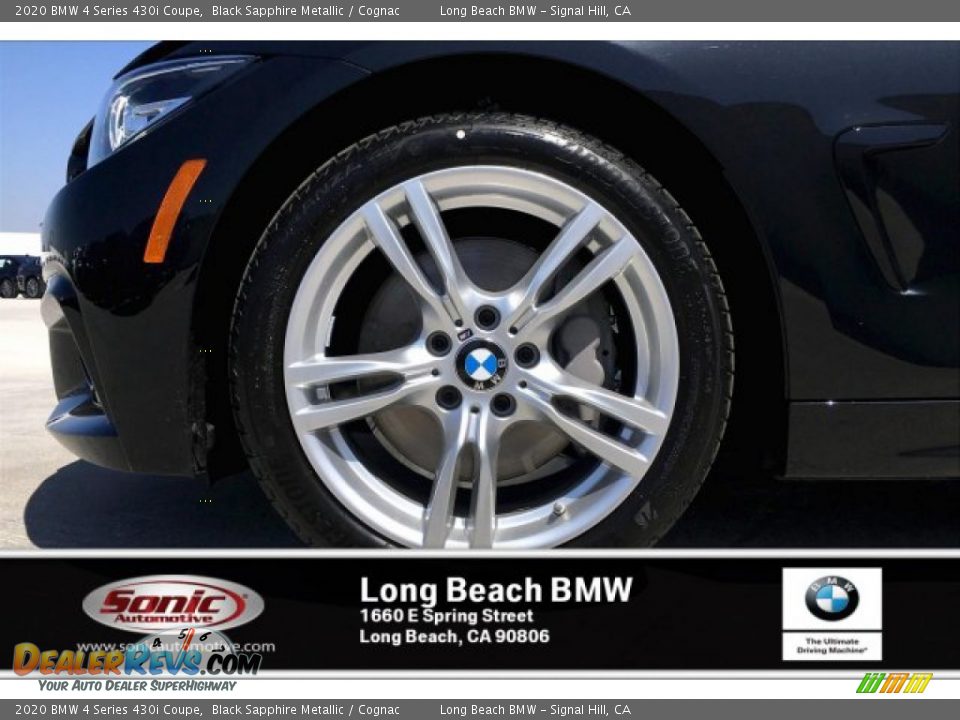 2020 BMW 4 Series 430i Coupe Black Sapphire Metallic / Cognac Photo #9