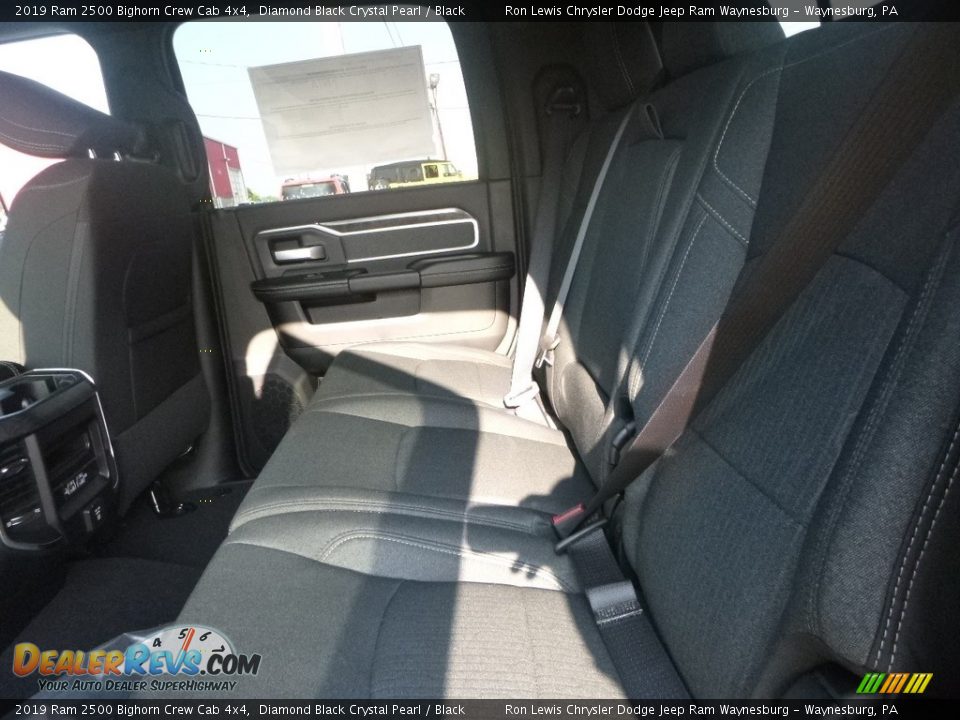 2019 Ram 2500 Bighorn Crew Cab 4x4 Diamond Black Crystal Pearl / Black Photo #12