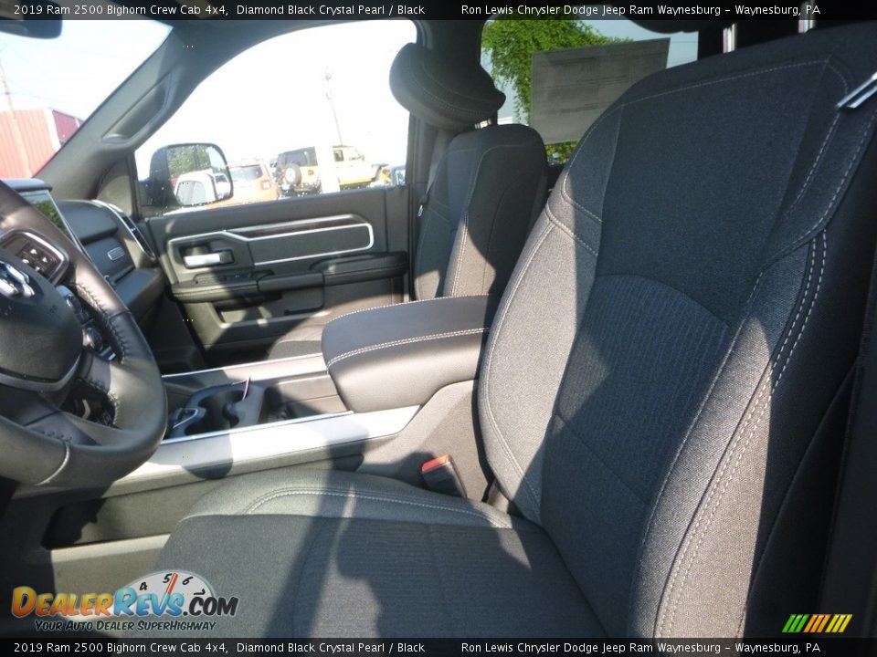 2019 Ram 2500 Bighorn Crew Cab 4x4 Diamond Black Crystal Pearl / Black Photo #13